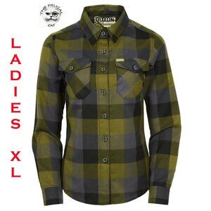 DIXXON The PATTON Flannel Shirt - Button-Down - Women's XL